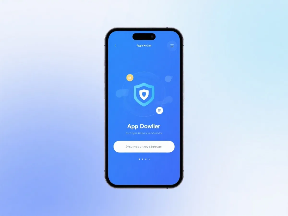APP下载与安装界面示意图